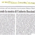 A Rende la mostra di Umberto Boccioni